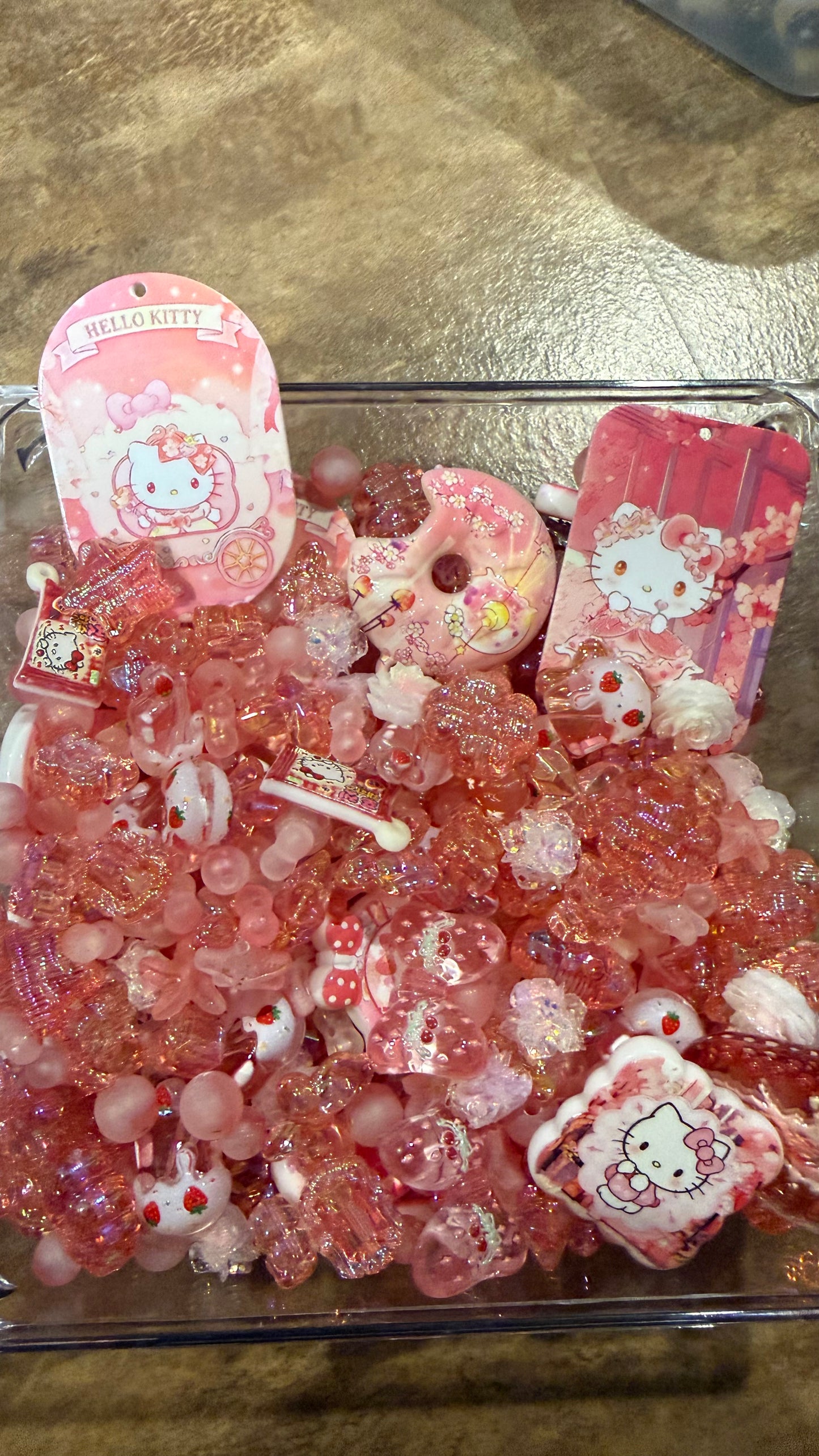 Acrylic beads Mixes," $19.80 mixes choose your size! Please see ML for pricing!