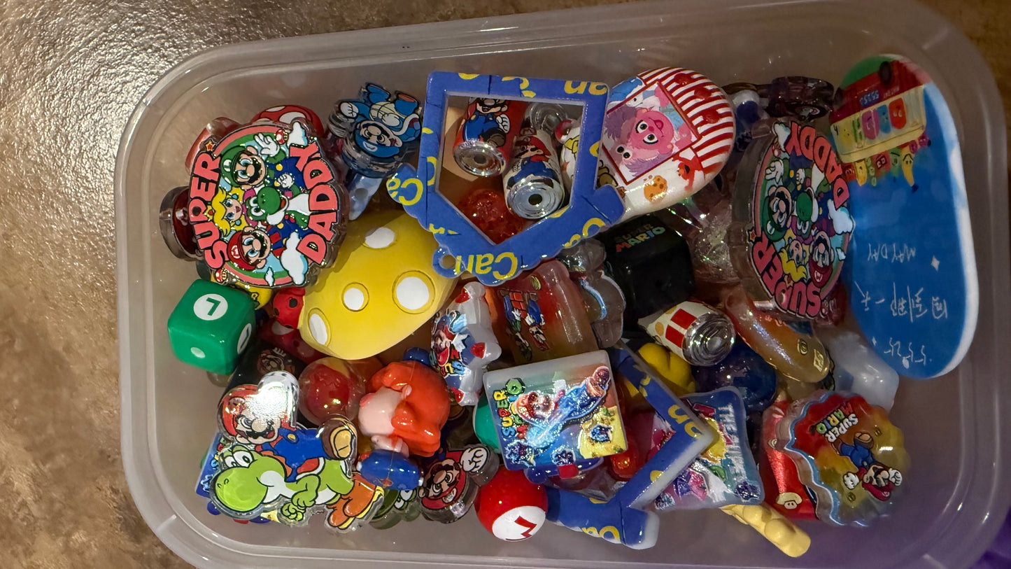 Acrylic beads Mixes," $19.80 mixes choose your size! Please see ML for pricing!