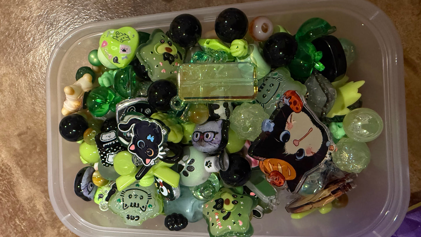 Acrylic beads Mixes," $19.80 mixes choose your size! Please see ML for pricing!