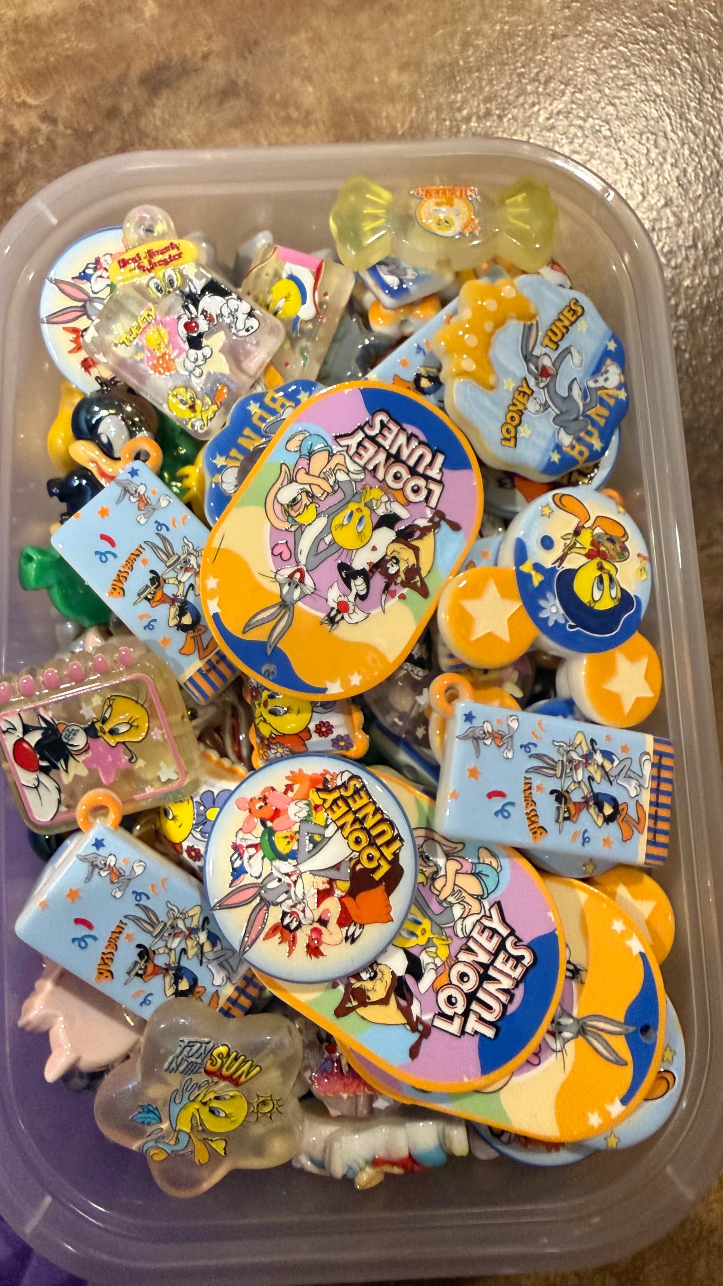 Acrylic beads Mixes," $19.80 mixes choose your size! Please see ML for pricing!