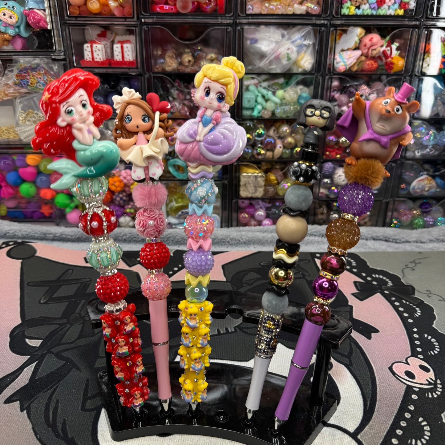 Characters pens: Prices varies: from $10 each, $25 each, or $30 each. Can be built on live! variety of Characters, Can be Customized