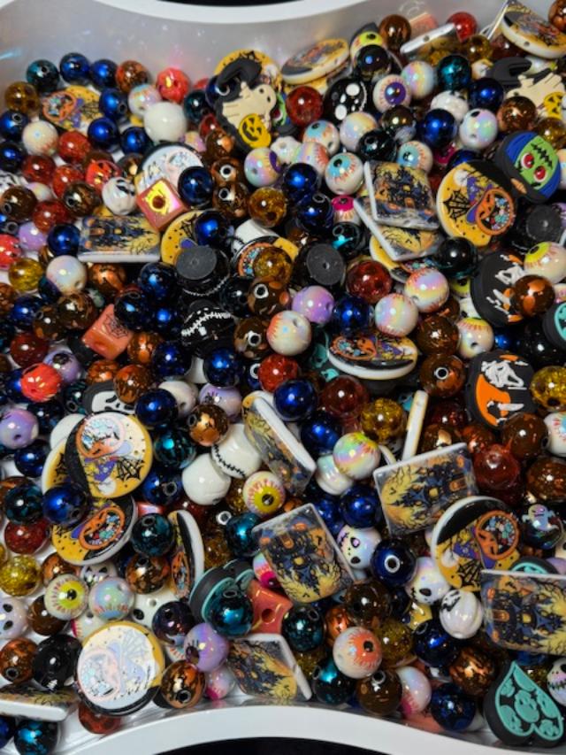 Halloween Speciality items-beads, keychains, Open Live to reveal **Limited quantity**