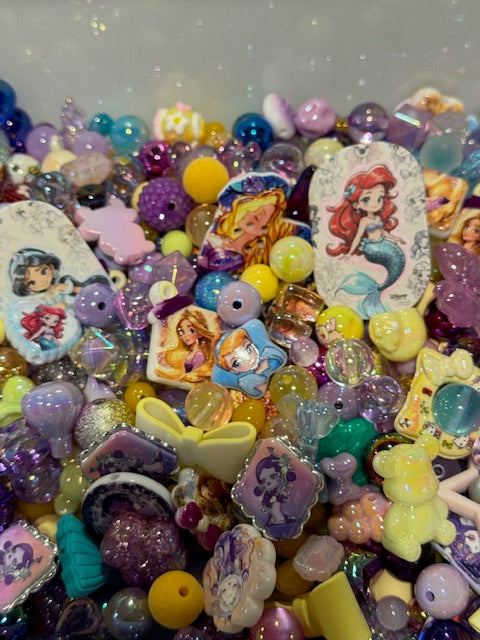 Acrylic beads Mixes," $5 mixes choose your size! Please see ML for pricing!