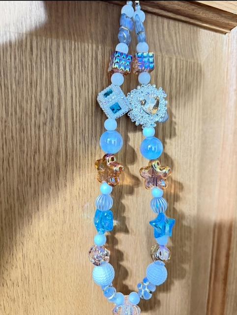 Fancy Acrylic , Diamond and Alloy Phone Chain Lucky Bags