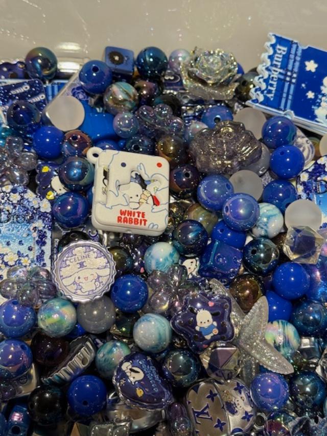 Acrylic beads Mixes," $5 mixes choose your size! Please see ML for pricing!