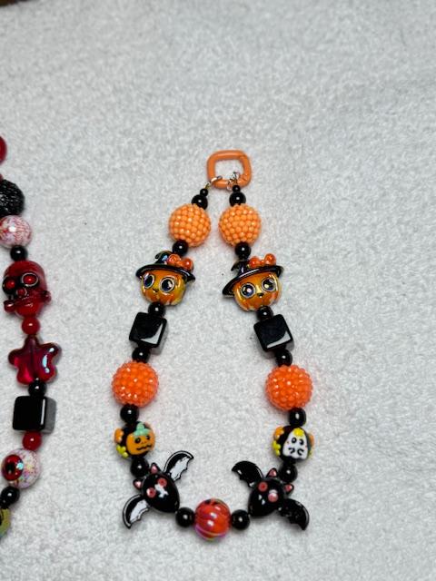 Fancy Acrylic , Diamond and Alloy Phone Chain Lucky Bags